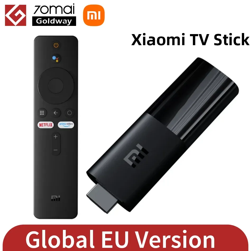[Taxa Inclusa] Xiaomi Mi Tv Stick 1080p Verso Global Com Android Tv, Hdr, Google Assistente - Transforma Tv Em Smart Tv